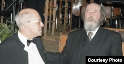 Alexander Solzhenitsin y Mstislav Rostropovich