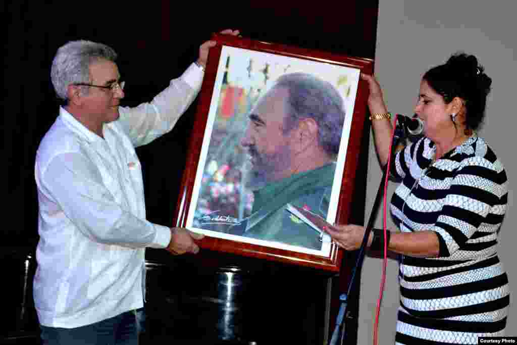 Cuadro de Fidel Castro 