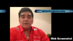Programa De Zurda con Diego Armando Maradona, en Telesur.