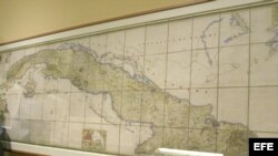 Mapa de Cuba. Archivo.