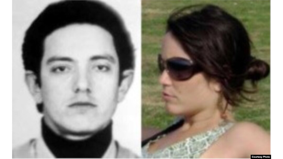 El terrorista chileno Juan Gutiérrez Fischmann y su hija Gabriela, nieta de Raúl Castro (foto Cuba al Descubierto)