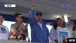 El gobernante Daniel Ortega, quien ha evitado tomar medidas estrictas sobre la pandemia. (AFP).
