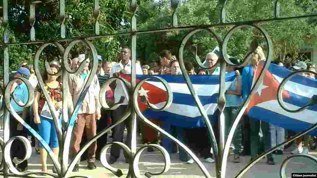 Reporta Cuba Opositores sufren asedio y actos de repudio Placetas Foto Donaida Pérez
