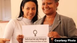 Imagen de la Campaña Unidas por Nuestros Derechos, lanzada en Cuba por mujeres activistas de los derechos humanos.
