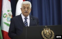 El presidente de la Autoridad Palestina, Mahmud Abas.