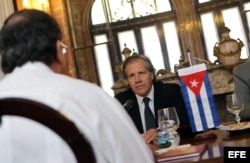 Almagro estuva en Cuba cuando era canciller de Uruguay. Foto tomada el 18 de febrero de 2013, en La Habana (Cuba).