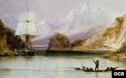 El “Beagle” en Tierra del Fuego. “Nieva mariposas”, gritaron los marineros.