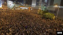 Protestas se extienden por Hong Kong.