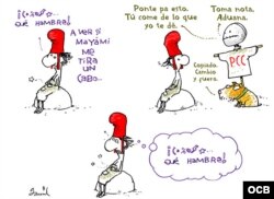 Caricaturas de Garrincha.