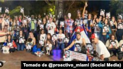 Evento por la libertad de Otero Alcántara, Maykel Osorbo y los presos políticos cubanos.