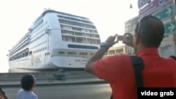 Crucero Opera llega a La Habana.
