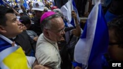 Marcha en demanda de justicia para los jóvenes que fueron asesinados en las pasadas manifestaciones en Nicaragua