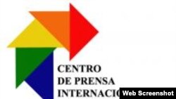 Logo del Centro Internacional de Prensa, La Habana, Cuba.