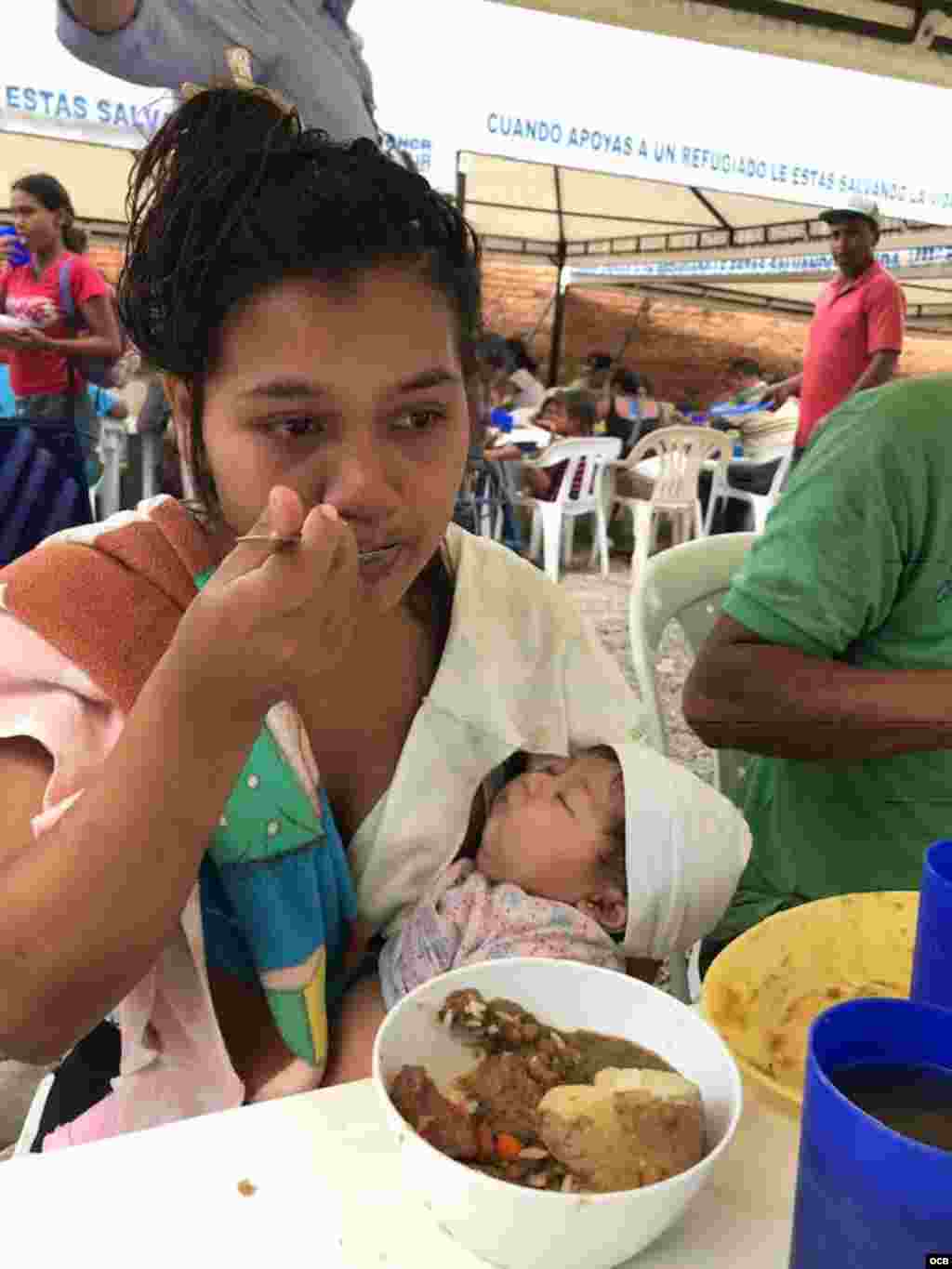 Casa de Paso “Divina Providencia“, donde se distribuyen más de 4 mil comidas a los venezolanos en Cúcuta gracias a la ayuda humanitaria.