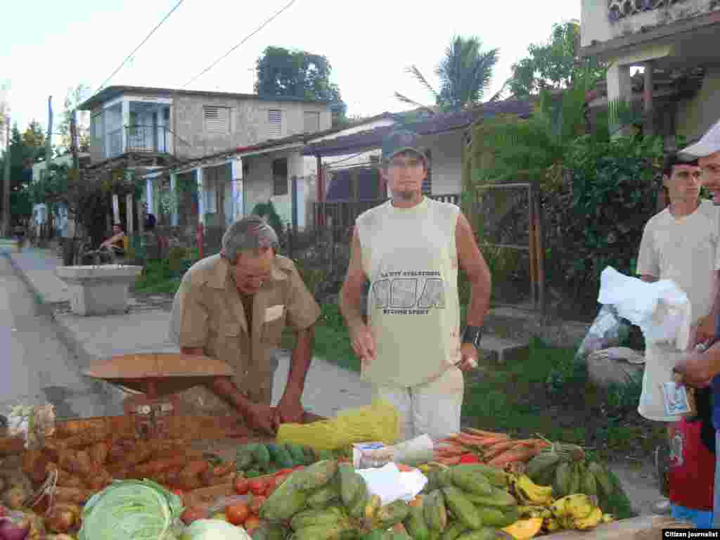 Agromercados privado en la ciudad de Santa Clara.