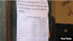 precios topados en mercados cubanos