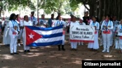 Reporta Cuba Damas de Blanco Febrero 15 Foto Angel Moya