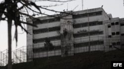 Vista de la cárcel militar de Ramo Verde, ubicada en las afueras de Caracas
