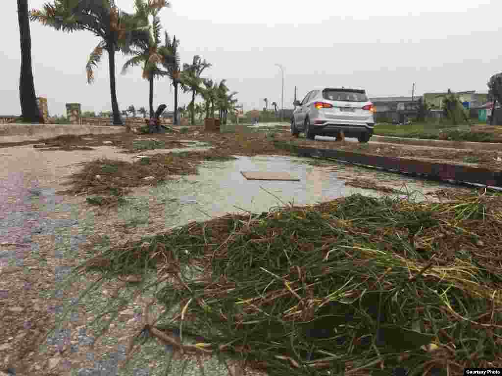 Imágenes de Caibarién tras el paso de Irma /Cortesía de H Vela - WPLG-TV