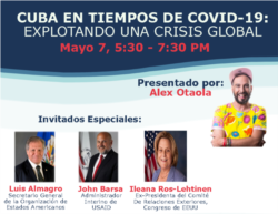 Webinar sobre Cuba y el COVID19