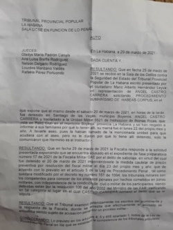 Tribunal Provincial Popular de La Habana - Angel Castro Carreras