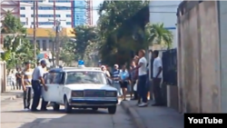 Un operativo policial en Santiago de Cuba.