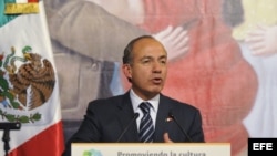 Felipe Calderón, mandatario mexicano