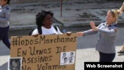 Arrestan a líder de Damas de Blanco Berta Soler