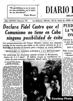 No soy comunista, dijo Castro a la prensa.