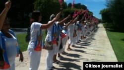 Reporta Cuba Damas de Blanco septiembre 28 Foto María Cristina Labrada