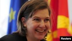 Vocera del Departamento de Estado de EE.UU., Victoria Nuland. Archivo.