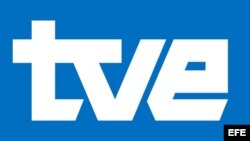 Logotipo de Televisión Española (TVE), perteneciente al mayor grupo audiovisual de España, Radio Televisión Española (RTVE).