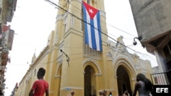 Procesión de la Virgen de la Caridad del Cobre, patrona de Cuba.
