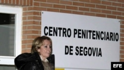 Esperanza Aguirre visita a Carromero en la cárcel de Segovia