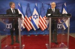 Blinken también se reunió con el primer ministro de Israel, Benjamin Netanyahu.