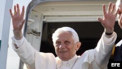 El papa Benedicto XVI en México