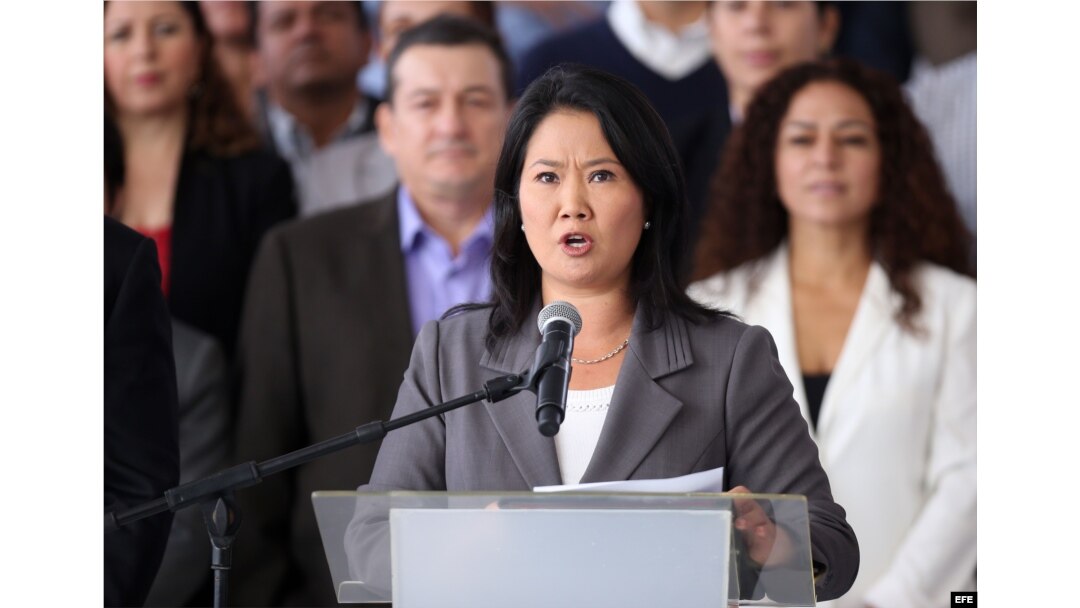 Keiko Fujimori reconoció su derrota en los comicios presidenciales de Perú.