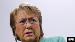 La mandataria socialista de Chile, Michelle Bachelet.