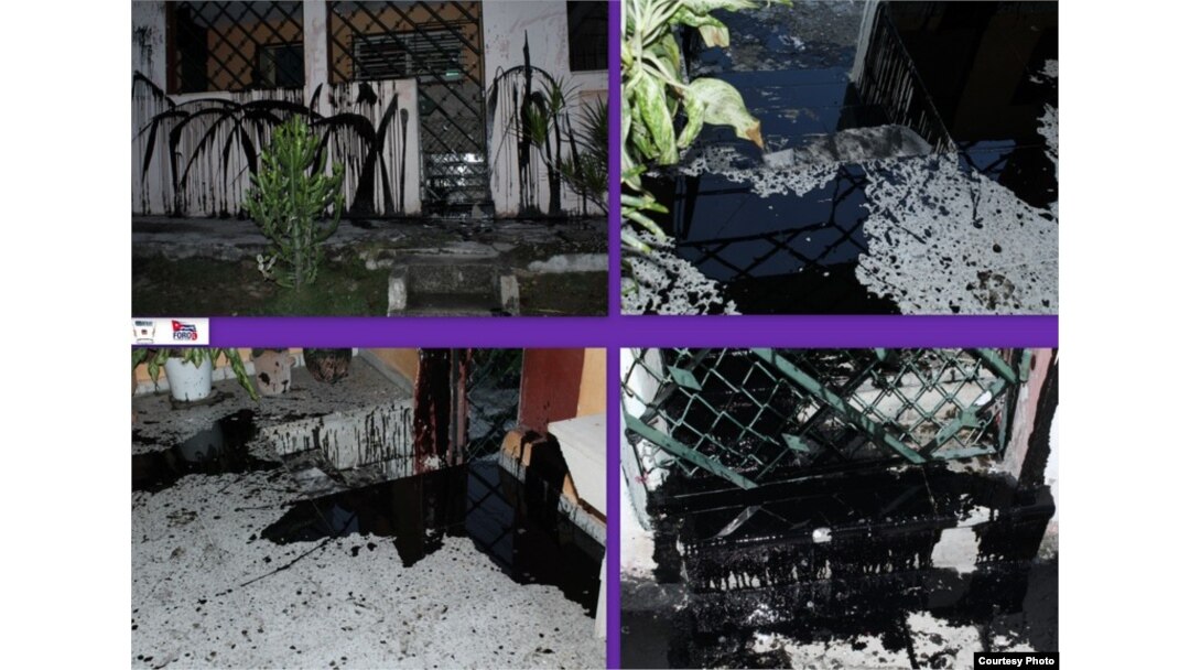 Imagen de la vivienda sede de las damas de Blanco en La Habana. Foto: cortesía de Angel Moya.