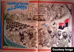 Esta fue una de las caricaturas que le costó a Antonio Prohías la temprana condena de Fidel Castro en 1959 (De Prohías Político/blog de Enrisco).