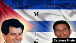 Oswaldo Payá y Harold Cepero.