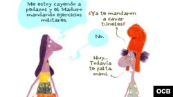 Garrincha's cartoon Maduro