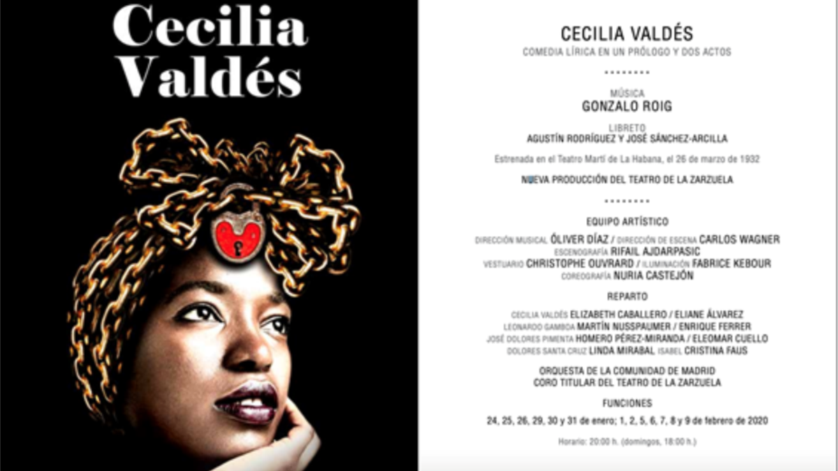 Cecilia Valdés Por Primera Vez En El Teatro De La Zarzuela De Madrid 2216