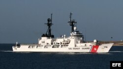 Un barco del servicio guardacostas de Estados Unidos.