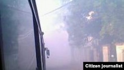 Fumigación en La Habana para exterminar focos de aedes aegypti.
