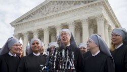 Hermanitas de los Pobres en la Corte Suprema en el 2016. (Archivo)