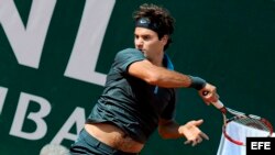 Federer en acción...