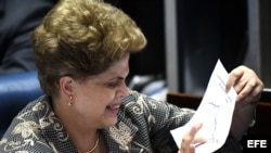 Rousseff concluye su intervención y el Senado hará el martes el debate final
