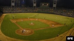 Vista general del estadio Latinoamericano en La Habana, Cuba.