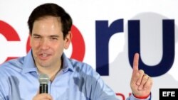 Marco Rubio campaña en West Miami diciembre 5 .